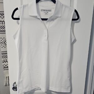 Greg Norman Women's White Sleeveless Blouse
